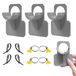 Porte-tuyau de piscine Set de 4 avec fonction anti-crevaison