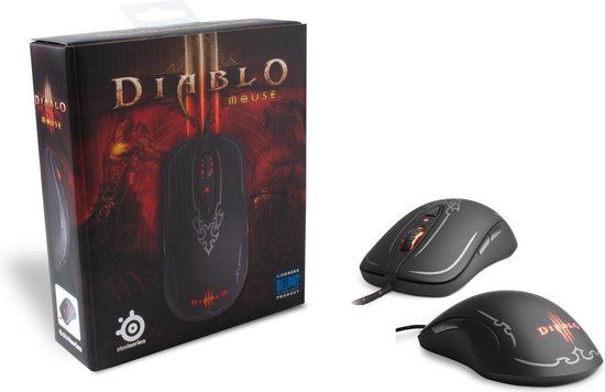 Steelseries Diablo 3 Muis Zwart PC