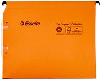 Esselte Dual, A4 hangmappen, pak van 25, oranje