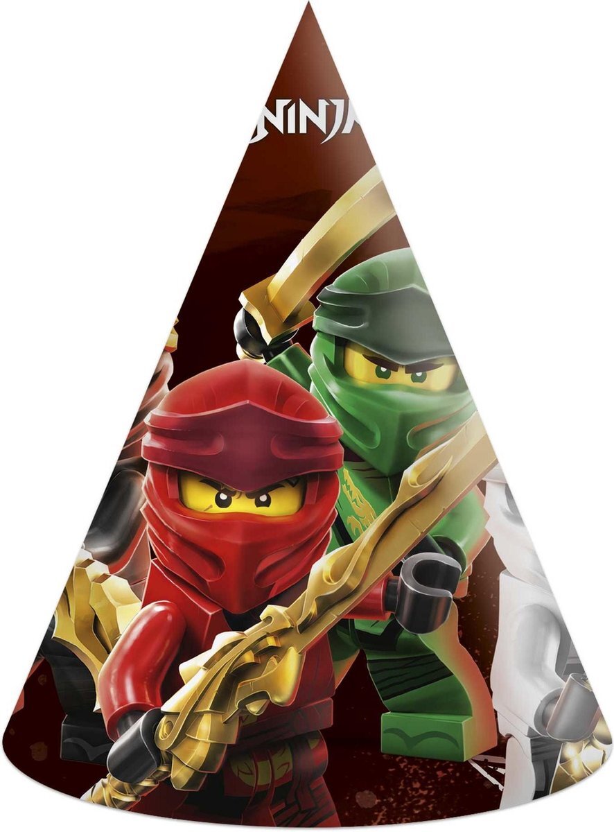 - Lego Ninjago Feesthoedjes 6st