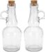 Excellent Houseware Tafeldekken olie/azijn flessen set - 2 st - 250 ml