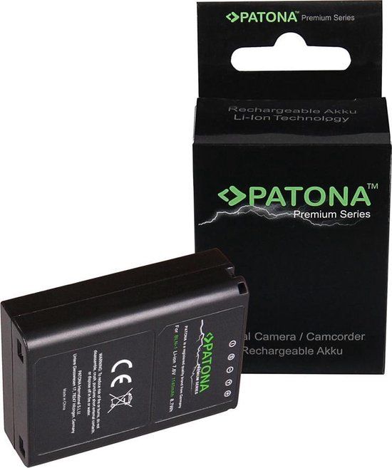 PATONA 1262 Accu voor Compactcamera - 1140 mAh - Li-Ion