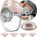 Lionelo Fidi Free Slim Hands-Free Borstkolf – Draadloos & Zeer Stil (≤40 dB) – Driefasig Systeem met 8 Niveaus – Licht & Slank 214 g – 150 ml Tritan Reservoir – 4 Borstschilden (17–24 mm)