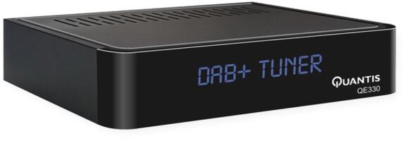 Quantis QE330 DAB+ Radiotuner - Zwart