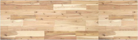 vidaXL Wastafelblad - 140x40x2 cm - Onbehandeld - Massief Acaciahout