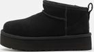 UGG Classic Ultra Mini Platform, bottes d'hiver, pour enfants et femmes, noir, taille : 37