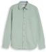 Tom Tailor Regular fit overhemd met wafelstructuur - soft greyish green - S