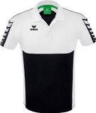 Erima Six Wings Polo Heren - Wit / Zwart | Maat: 3XL