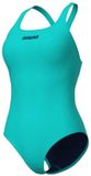 Arena Dames zwempak uit 1 stuk Team Swim Pro Solid Blauw