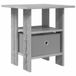 vidaXL Nachtkastje Grijs Sonoma 41 x 40 x 45 cm Bewerkt hout