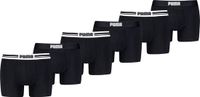 Puma Boxershorts Everyday Placed Logo - 6 pack - Zwart - Heren Ondergoed - Maat M