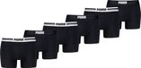 Puma Boxershorts Everyday Placed Logo - 6 pack - Zwart - Heren Ondergoed - Maat M