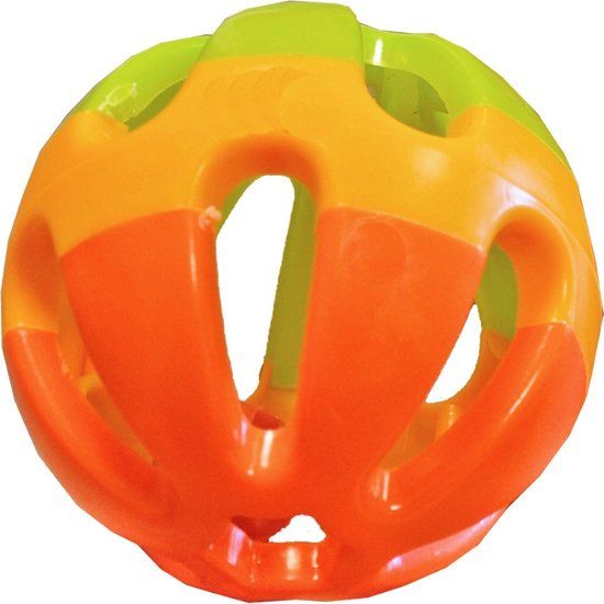 Gebr de boon Bellow Kitty Plastic Knaagdierbal Met Bel Blauw