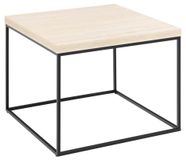 AC Design Barossa Koffietafel Vierkante vorm 4 poot/poten Beige/Zwart