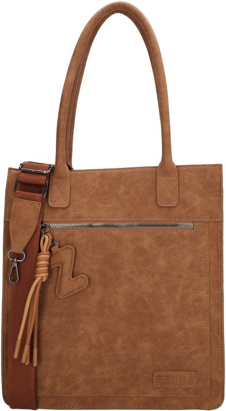Zebra Trends Rosalyn Shopper - Tote Bag - Dames Tas - Bruin