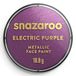 Snazaroo 1118881 Kinderschmink, huidvriendelijke hypoallergene gezichtsmake-up op waterbasis, vrij van parabenen - 18ml Pot, Metallic Colour Electric Purple
