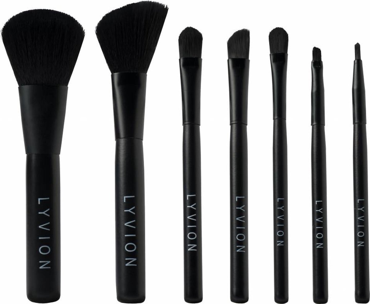 LYVION Professionele make up kwasten set - 7 delig / Make up / Make up koffer / Make up set / Make up kwasten / Make up kwasten set