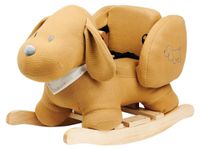 Merkloos Charlie Schommelhond - Met veiligheidsgordel - 63 x 33 x 45,5 cm