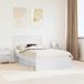 Prolenta Maison Exclusive - Cadre de lit avec tête de lit Blanc 120 x 200 cm Bois de pin massif