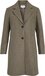 Vila Jas Viclaudia Button Coat - Noos 14094900 Falcon/melange - 36