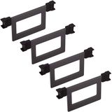 Sotech Kesseböhmer 4 x Scheidingsbeugel anthraciet voor 15 cm voorraadlade ARENA Style