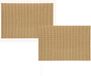 G. Wurm Luxe Set de table Louvre - 12x - or - plastique - 45 x 30 cm