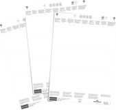 DURABLE Inserts (b x h) 210 mm x 74 mm 60 stuk(s)