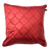 Chic Home Kussensloop velours reliëf MOROCCO 45x45 merlot