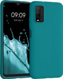 kwmobile telefoonhoesje geschikt voor Xiaomi Redmi 9T - Hoesje voor smartphone - Back cover in mat petrol