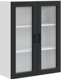 vidaXL Wandkast PORTO Zwart 80 x 31 x 100 cm