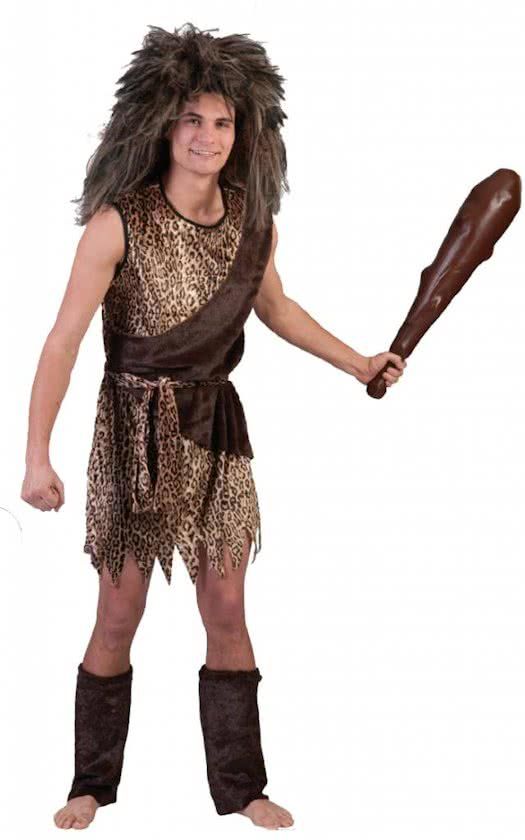 Funny Fashion Panda Funny Fashion Carnavalskostuum Neanderthaler - Heren - Maat 52/54