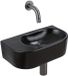 QeramiQ Fuente Fonteinset - Zwart mat