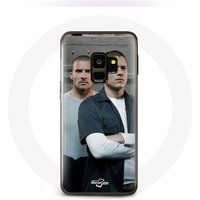 Maniacase Hoesje voor Samsung Galaxy S9 plus Prison Break Michael Scofield en Lincoln Burrows