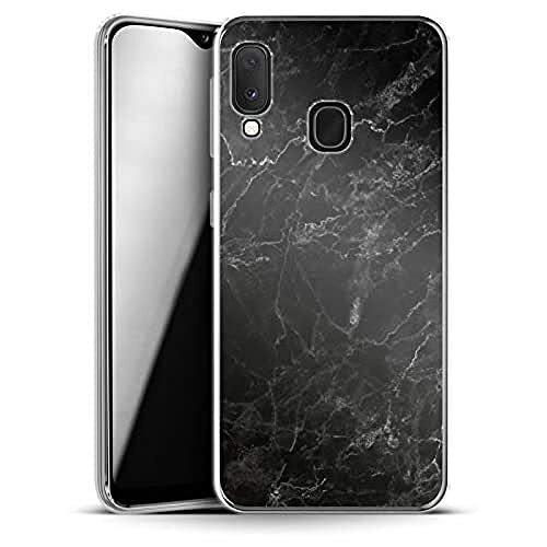 caseable caseable Samsung Galaxy A20e telefoonhoes - siliconen beschermhoes - schokdempend & krasbestendig oppervlak - kleurrijk design - Midnight Marble - marmer