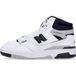 Chaussure Haute Homme 650 Blanc/noir
