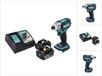 Makita DTS 141 RG visseuse sans fil 18 V 40 Nm 1/4" sans balai + 2x batterie 6.0 Ah + chargeur
