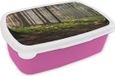MuchoWow Boîte à pain Rose - Lunchbox - 18x12x6 cm - Sans BPA - Hermétique - 1.5L