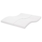 VidaXL Traagschuimmatras Wit 180x200 cm