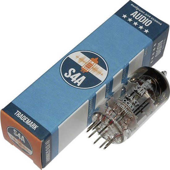 BTB Vertrieb ECC83 S4A Premium Elektronenbuis Geselecteerd voor Audio & studio Dubbeltriode Aantal polen: 9 Fitting: Noval