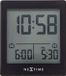 NeXtime Réveil numérique 7,7x8,9x3 cm - RCC - Température - Noir - ABS
