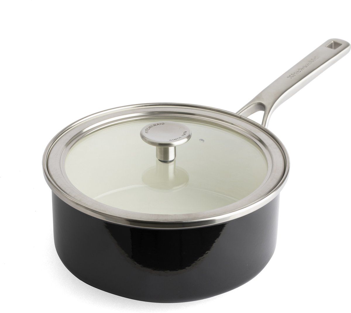 KitchenAid Steel Core Steelpan - 20 cm - Zwart