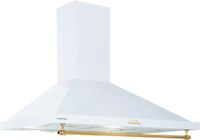 Klarstein Montblanc 90 Wandschouw Afzuigkap - 90 cm - RVS - Wit - 610 m³/h - Energieklasse A