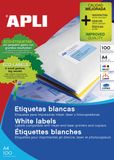 APLI witte etiketten ft 52,5 x 21,2 mm b x h 5.600 stuks 56 per blad 1284