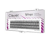 Clavier Vshape Tufts Eyelashes 14Mm