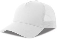 Atlantis Headwear Rapper Cotton-S Cap AT535 - WHITE/WHITE - One size