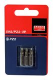 Bahco 59S/PZ0-3P 3xbits pz0 25mm 1/4" standard