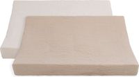 Baby's Only Baby Aankleedkussenhoes Tender - Beige/Linen - 45x70 cm - 2-pack