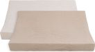 Baby's Only Baby Aankleedkussenhoes Tender - Beige/Linen - 45x70 cm - 2-pack