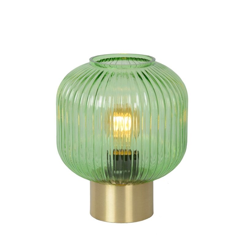 Lucide MALOTO Tafellamp - Ø 20 cm - E27 - Groen - Glas