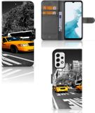 B2Ctelecom Samsung Galaxy A23 Flip Cover New York Taxi